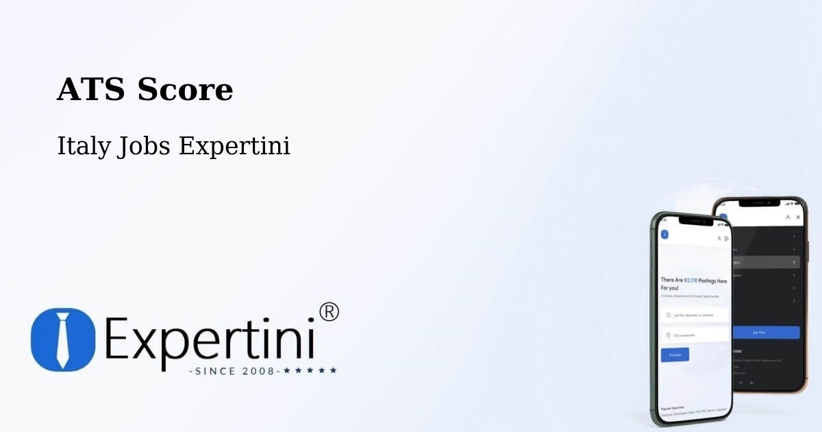 ATS Score - Italy Jobs Expertini